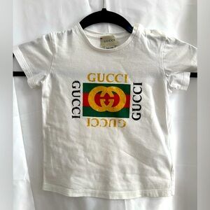 White toddler Gucci shirt
